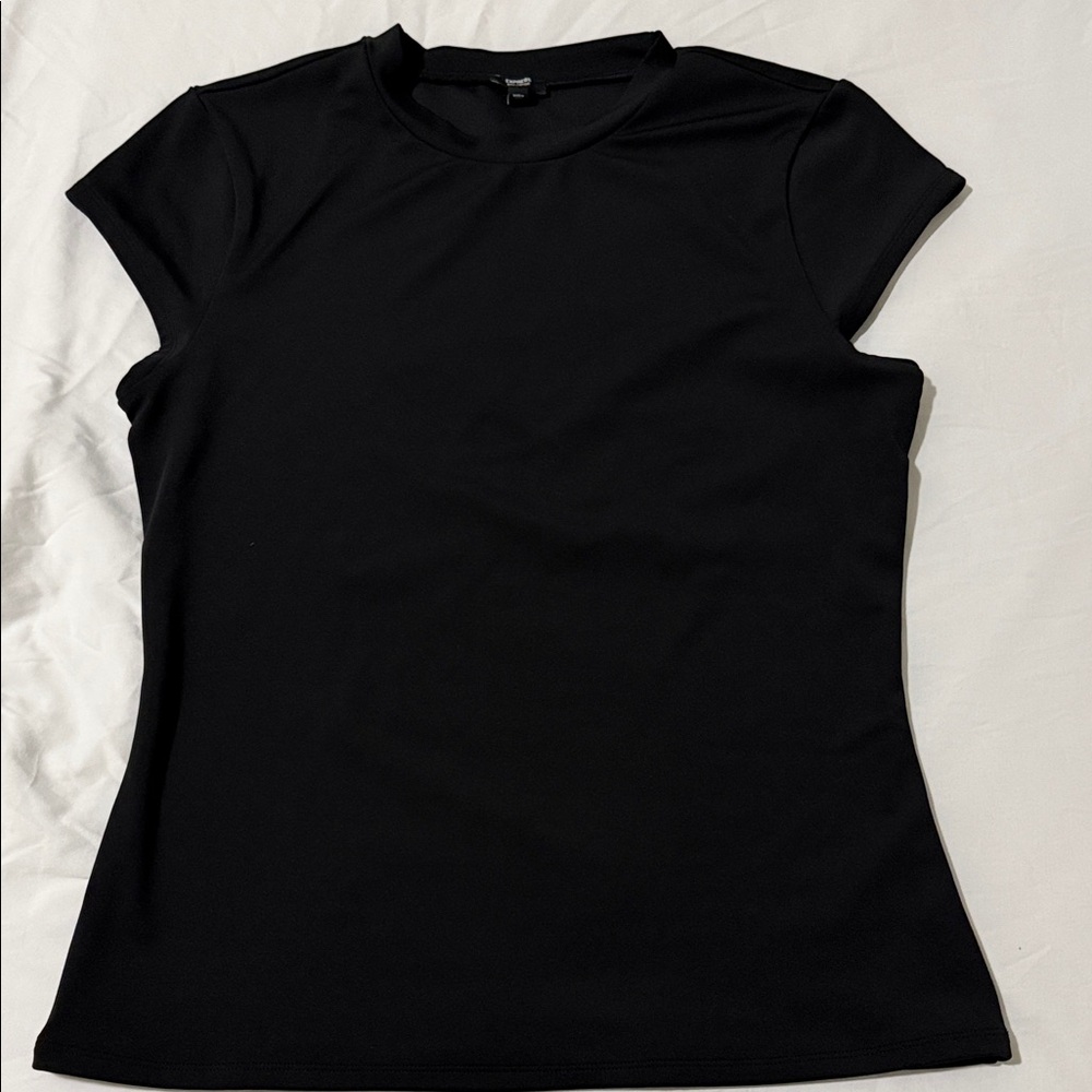 Express Black Short Sleeve Women's Tee size Large.